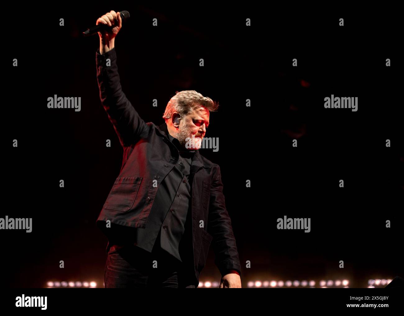 London, United Kingdom. 9th May 2024. Elbow perform live at the O2 Arena. .Cristina Massei/Alamy live news Stock Photo