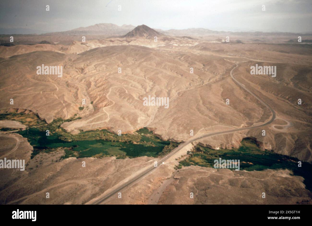 Las Vegas wash carries Las Vegas Sewage out to Lake Mead, May 1972 ...