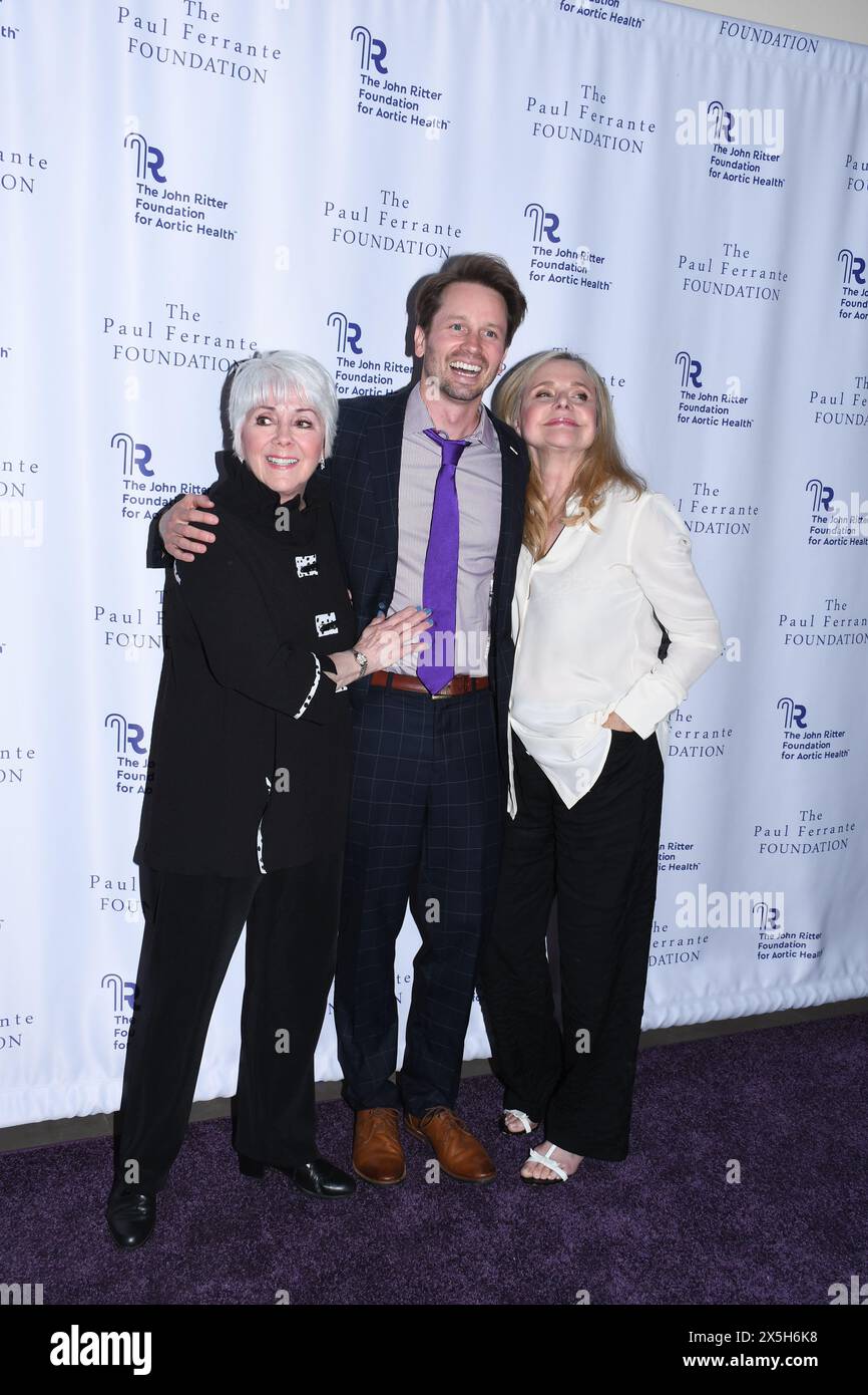 Los Angeles, California, USA 9th May 2024 (L-R) Actress Joyce DeWitt, Actor Tyler Ritter and Actress Priscilla Barnes attend The John Ritter Foundation For Aortic Health: ÒAn Evening From the Heart LAÓ at Sunset Room on May 9, 2024 in Los Angeles, California, USA. Photo by Barry King/Alamy Live News Stock Photo