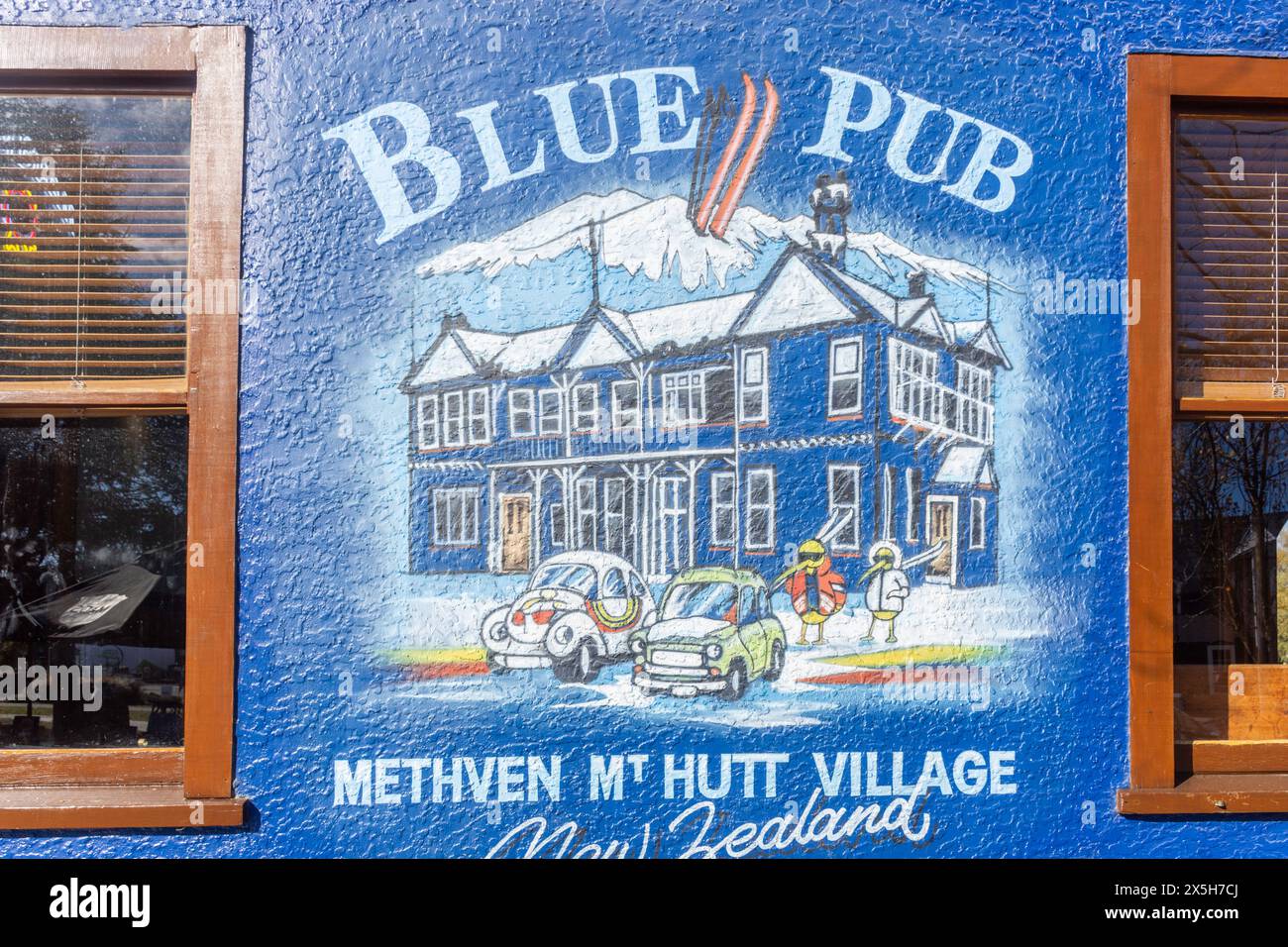 Blue Pub Methven, Barkers Road, Methven, Canterbury, South Island, New