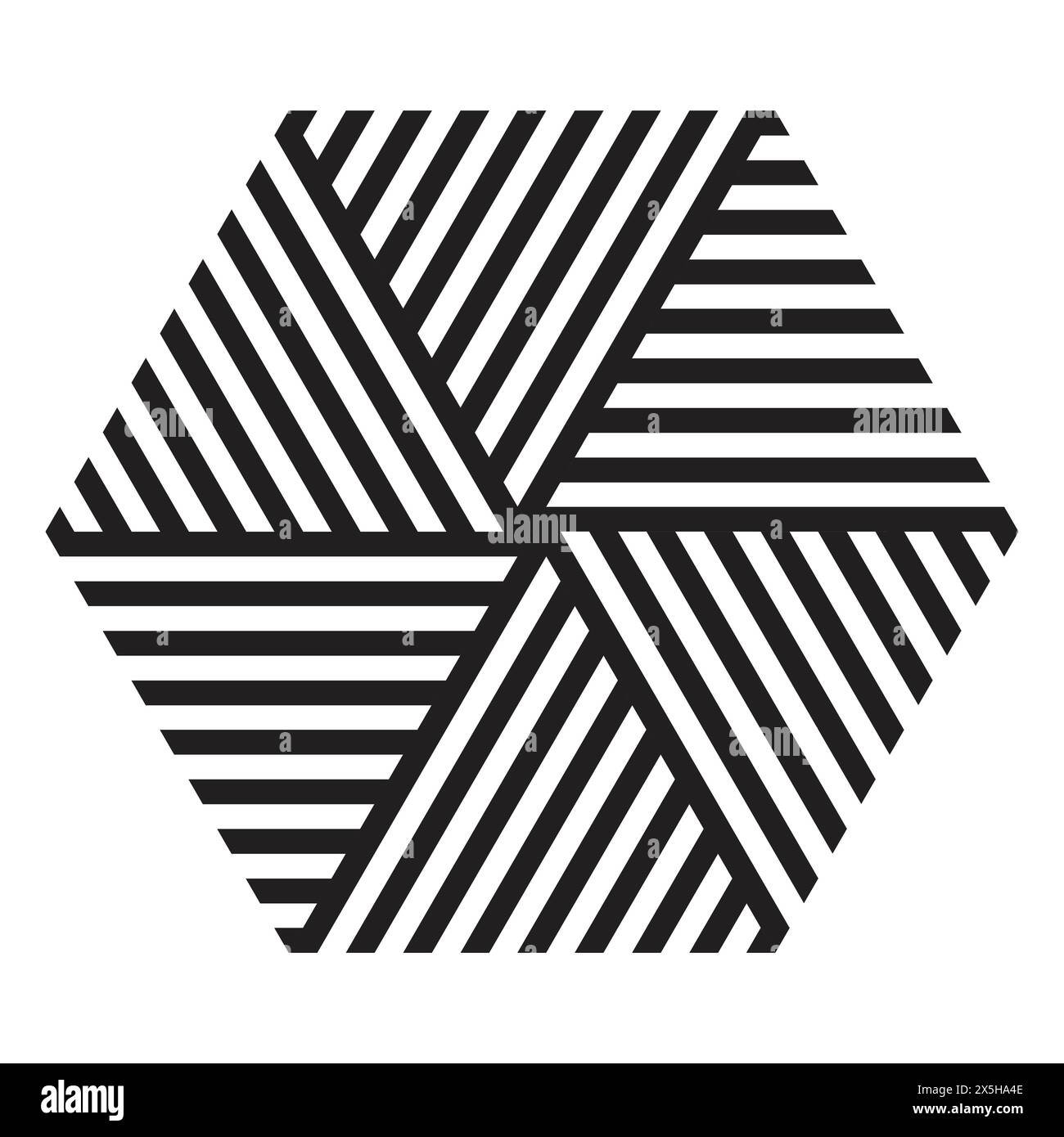 The abstract hexagon overlap on a white background Stock Vector Image ...