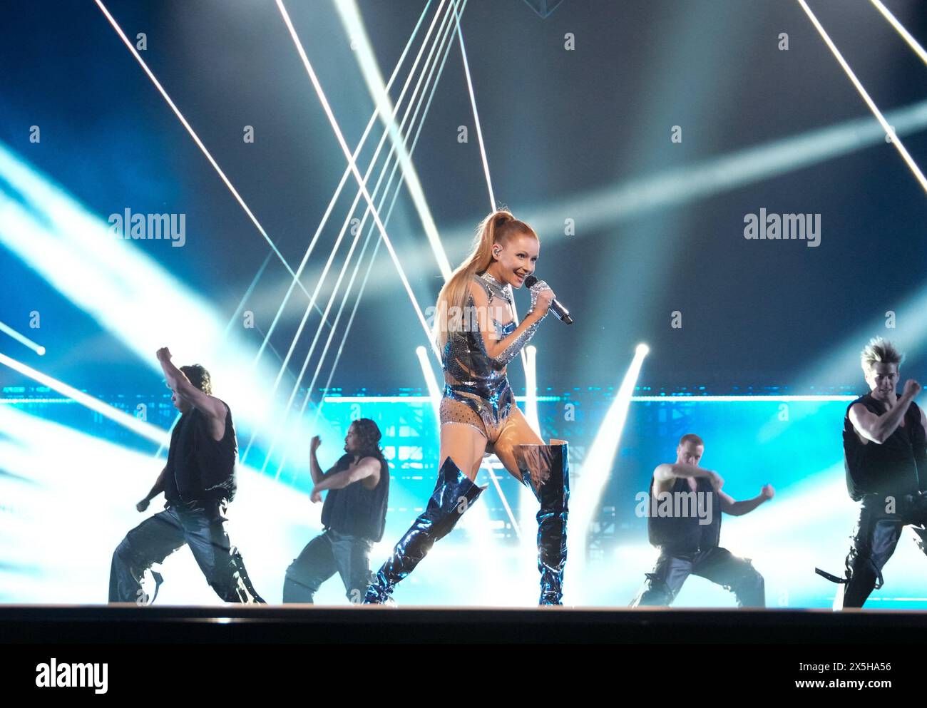 Singer Kaleen representing Austria with the song