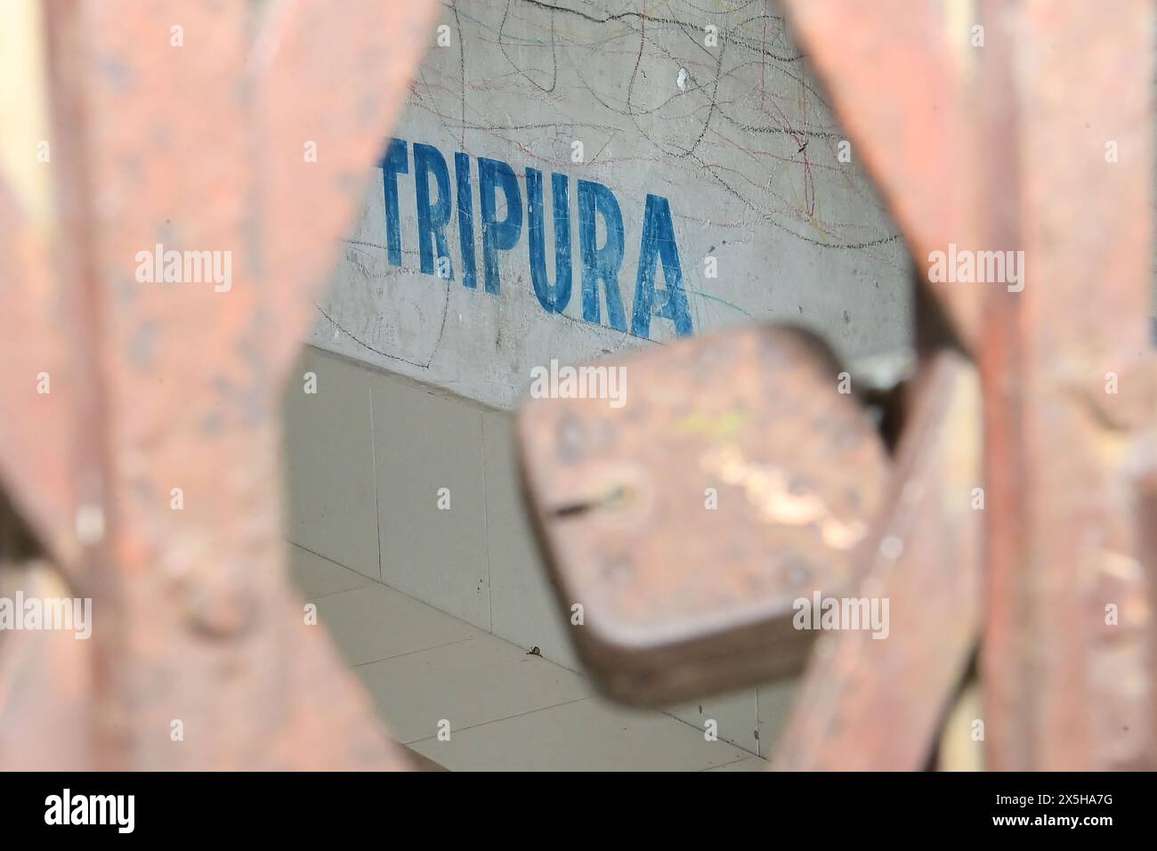 The Additional Secretary of the Education Department, Government of Tripura, has announced the closure of all Government, Government-Aided, and privately managed schools from April 24th to 27th due to the intense heat wave sweeping across the state. Tripura, India. Stock Photo