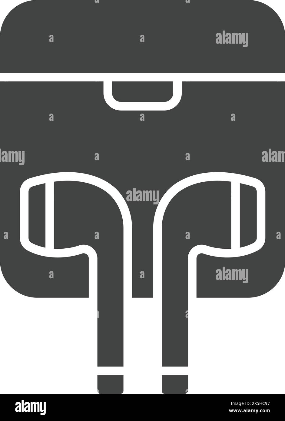 Earbud icon vector image. Suitable for mobile application web application and print media. Stock Vector