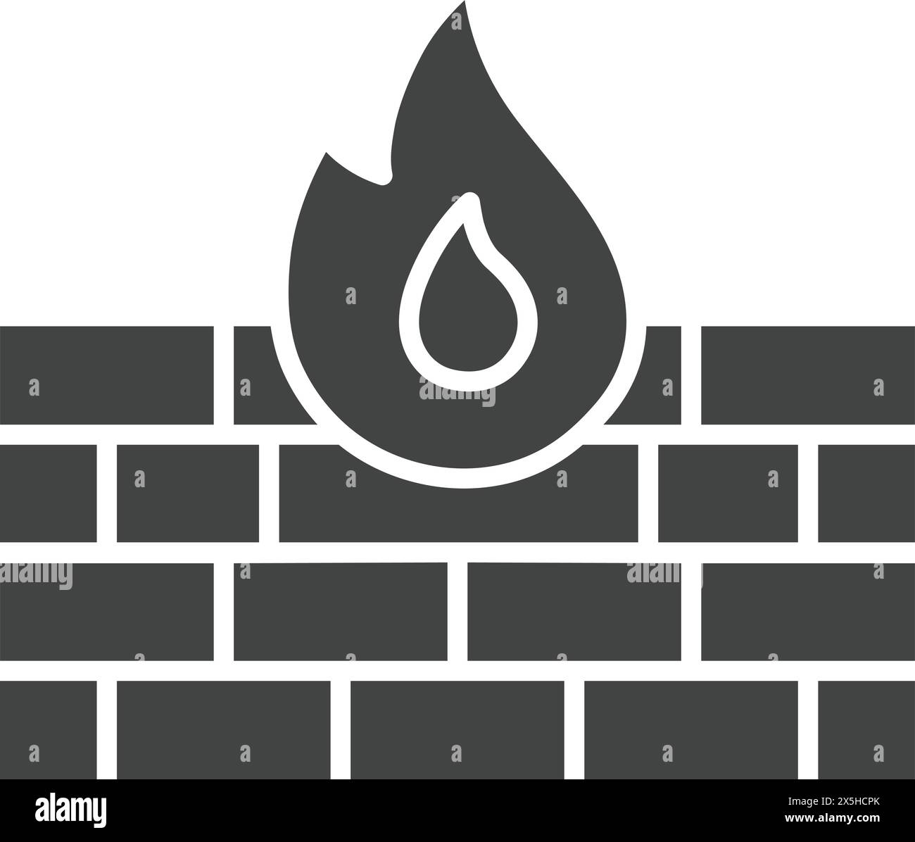 Firewall icon vector image. Suitable for mobile application web ...