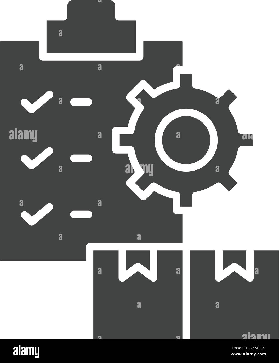 Inventory Setting icon vector image. Suitable for mobile application ...