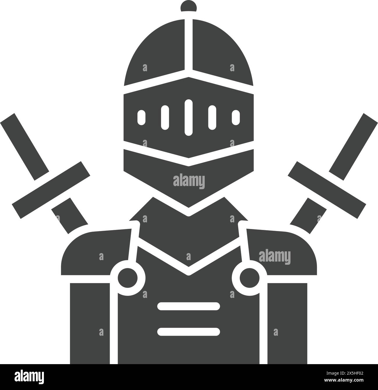 Knight icon vector image. Suitable for mobile application web application and print media. Stock Vector