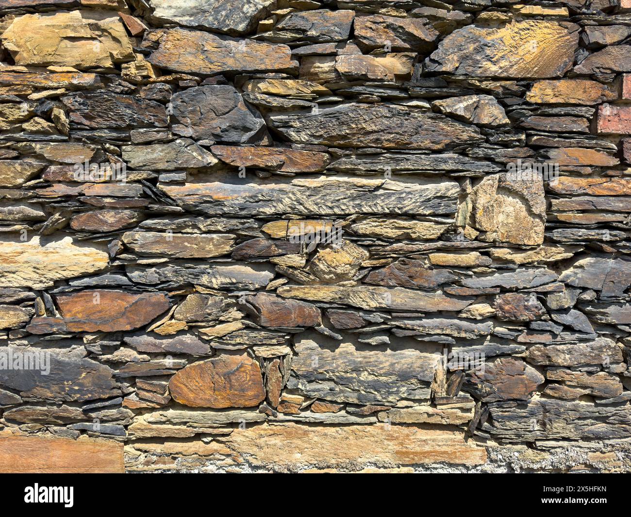 old nature stone wall background Stock Photo