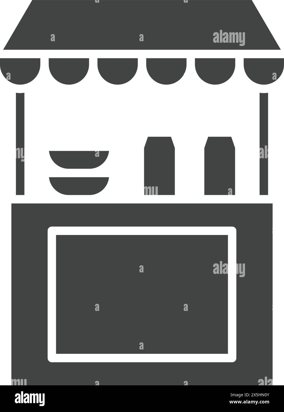 Stall icon vector image. Suitable for mobile application web application and print media. Stock Vector