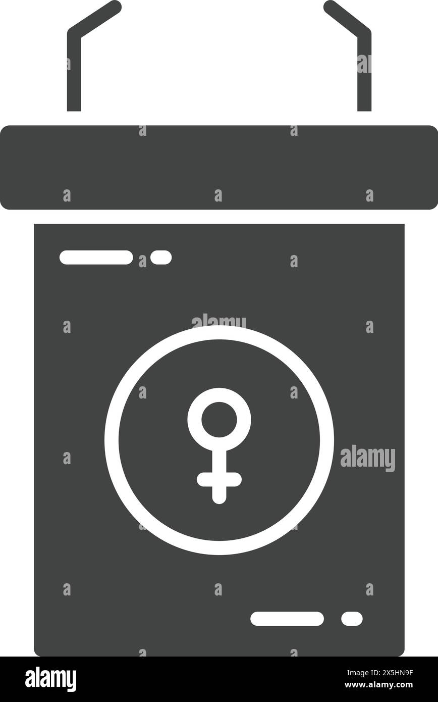 Speech Podium icon vector image. Suitable for mobile application web application and print media. Stock Vector