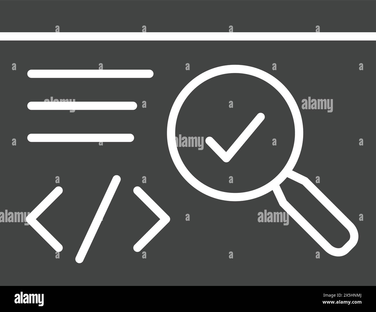 Testing icon vector image. Suitable for mobile application web application and print media. Stock Vector
