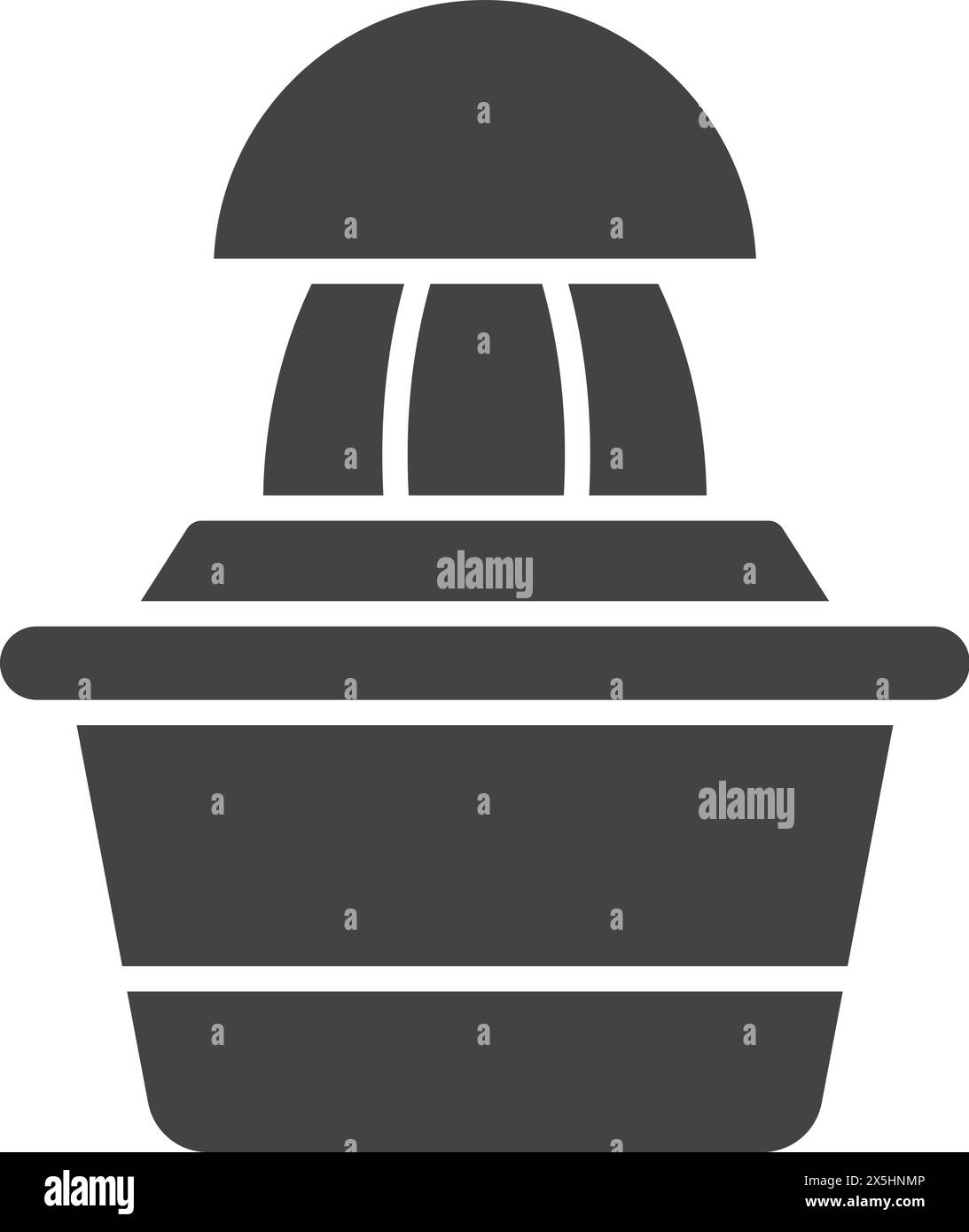 Squeezer icon vector image. Suitable for mobile application web application and print media. Stock Vector