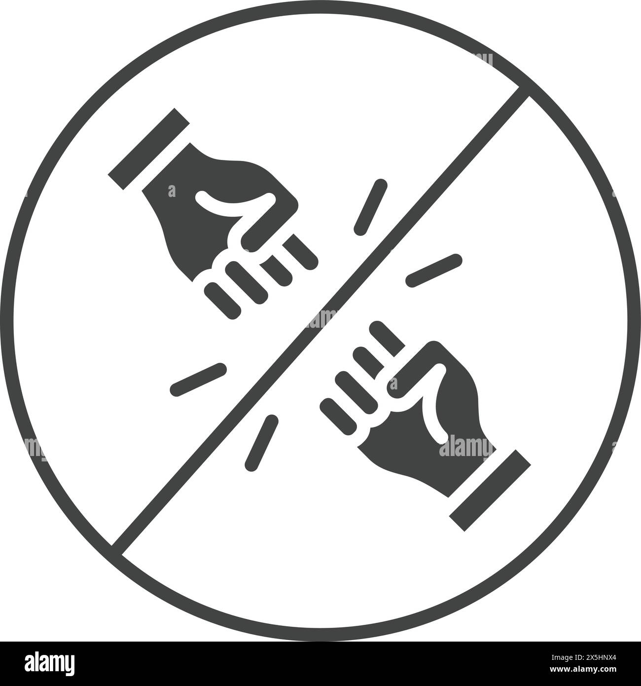 Violence icon vector image. Suitable for mobile application web application and print media. Stock Vector
