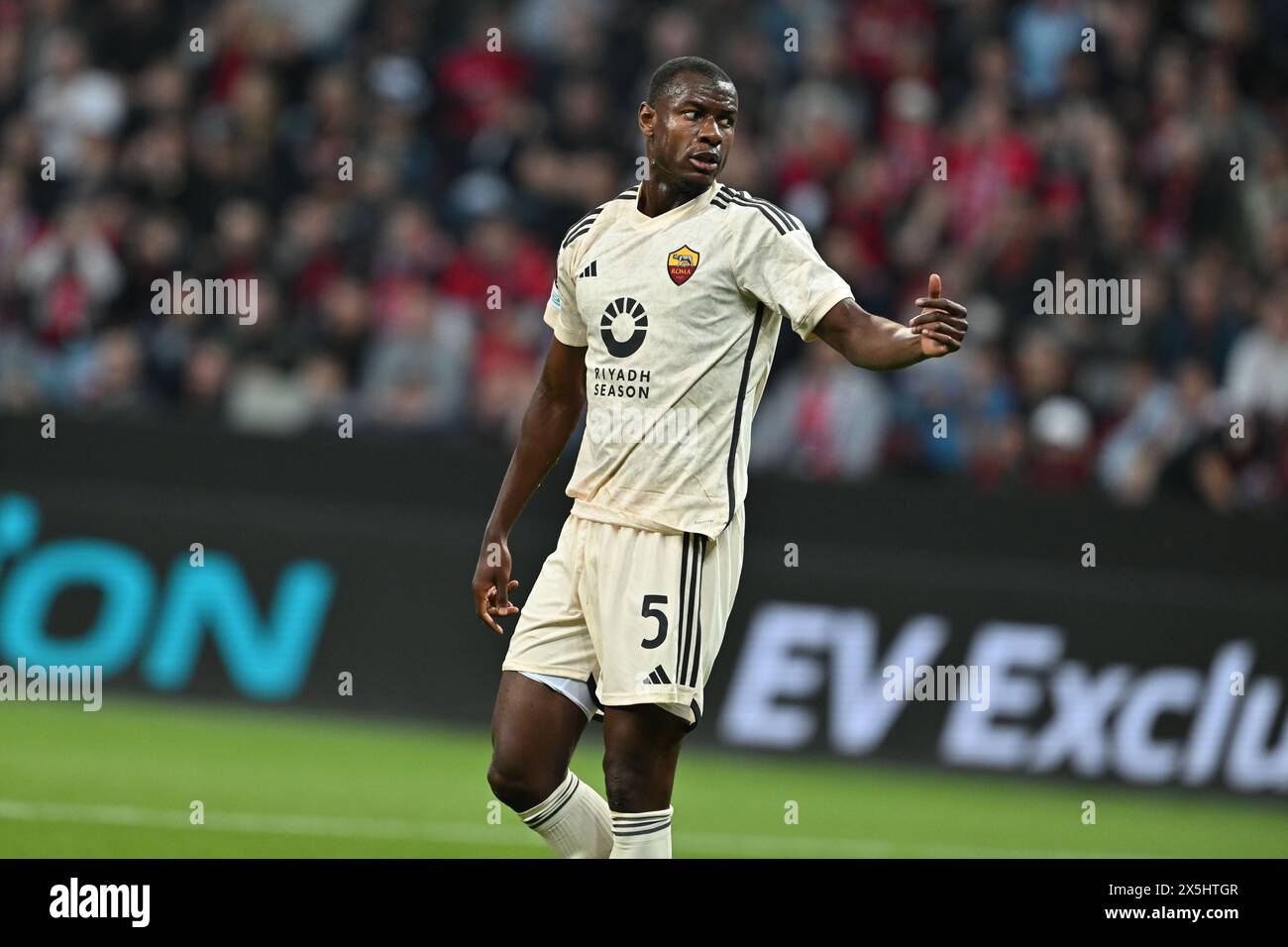 Evan N Dicka (Roma) during the UEFA Europa League match between Bayer ...