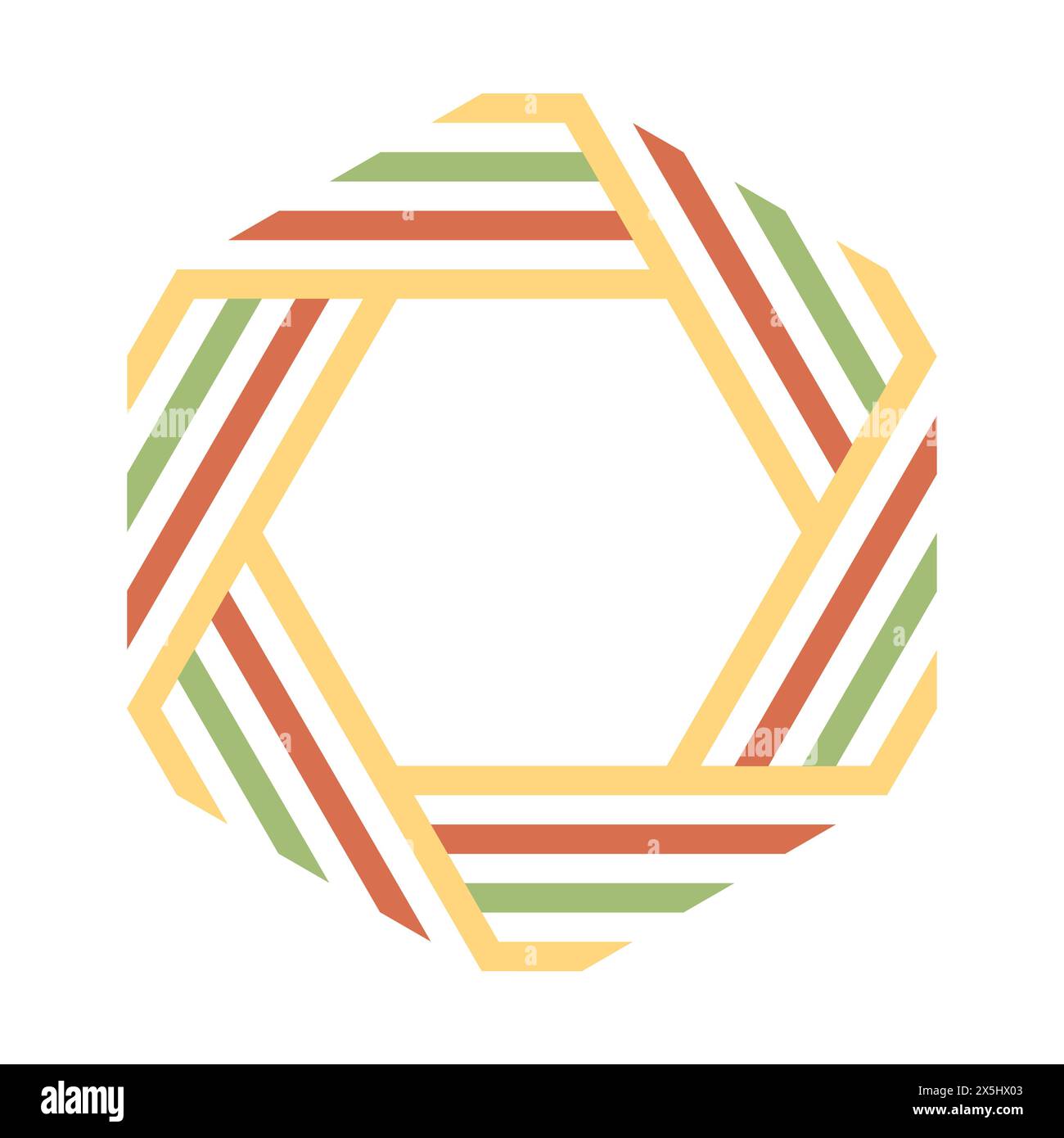 The abstract hexagonal pattern on white background Stock Vector Image ...
