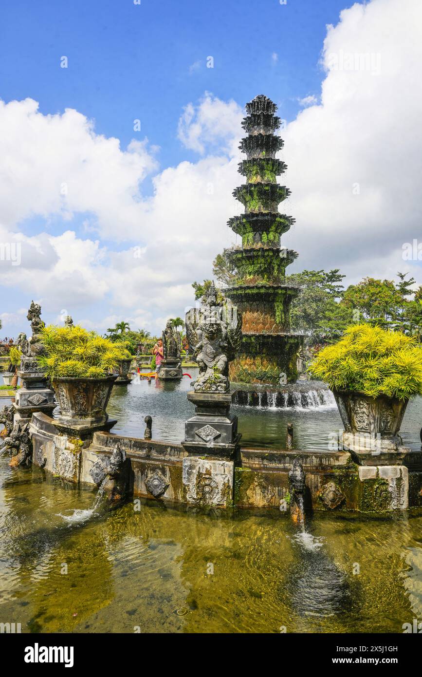 Ujung Water Palace is a former palace in Karangasem Regency, Bali. (Editorial Use Only) Stock Photo