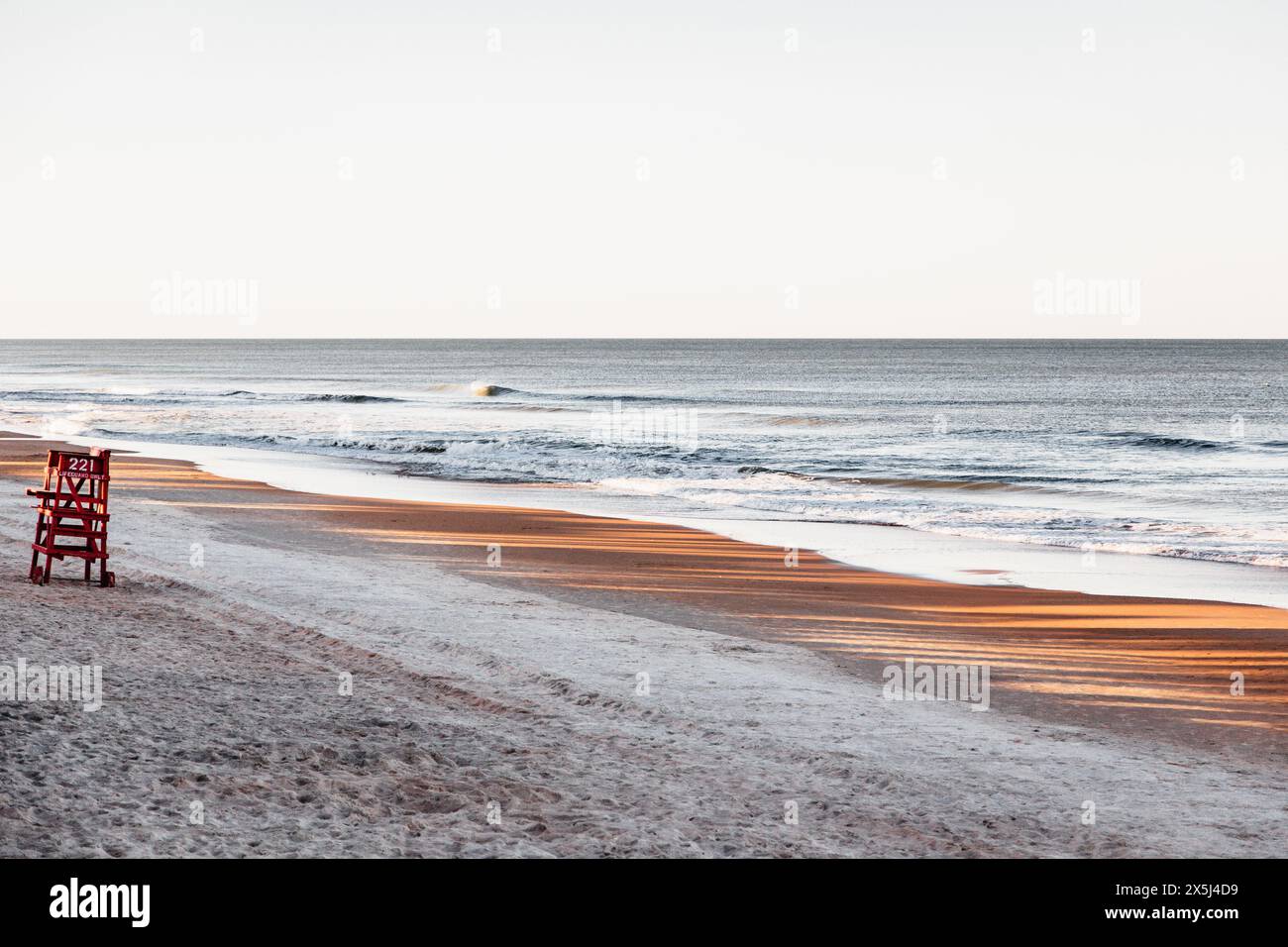 Low Tide on Daytona Beach, Florida Stock Photo Alamy