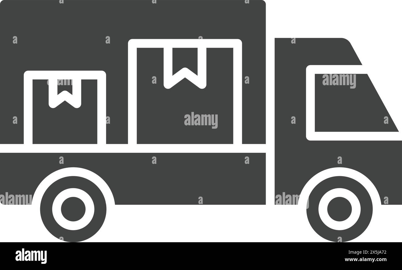 Logistic icon vector image Stock Vector Image & Art - Alamy