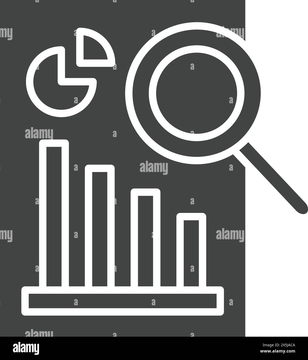 Vector line statistics data Black and White Stock Photos & Images - Alamy