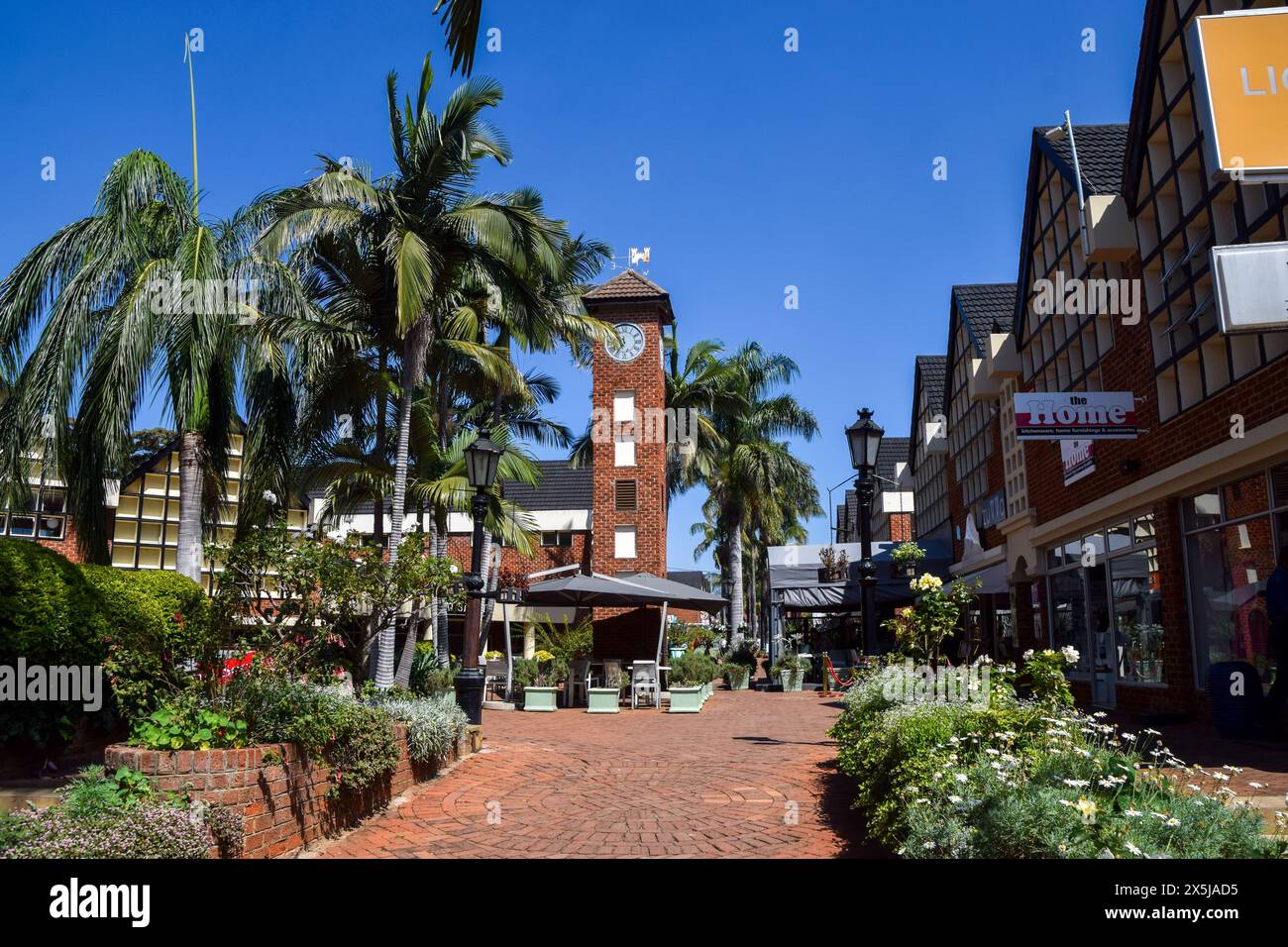 Harare, Zimbabwe. 26th April 2024: Sam Levy's Village in Borrowdale, daytime view. Credit: Vuk Valcic/Alamy Stock Photo