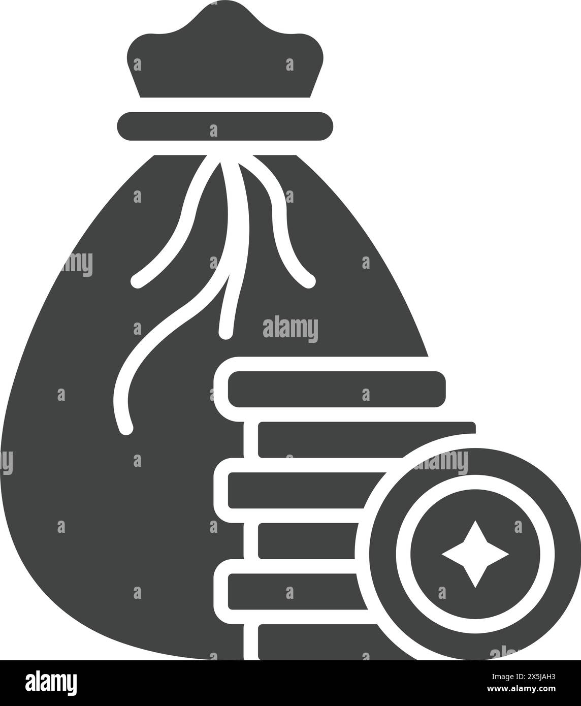 Money Bag icon vector image Stock Vector Image & Art - Alamy
