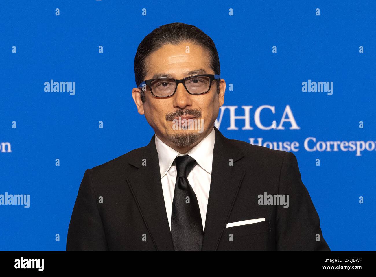 Japanese actor, singer and martial artist Hiroyuki Sanada arrives for