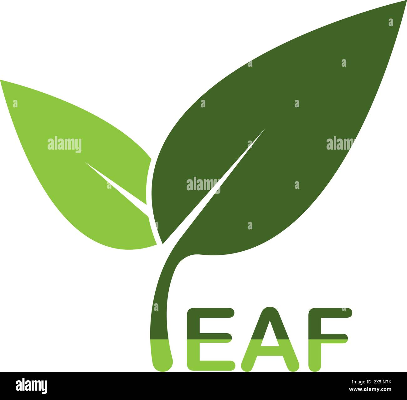 leaf logo vector illustration template design Stock Vector Image & Art ...