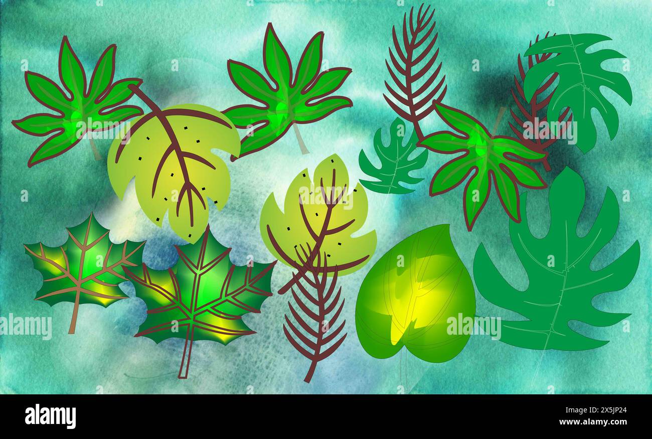 Leaf green Stock Vector