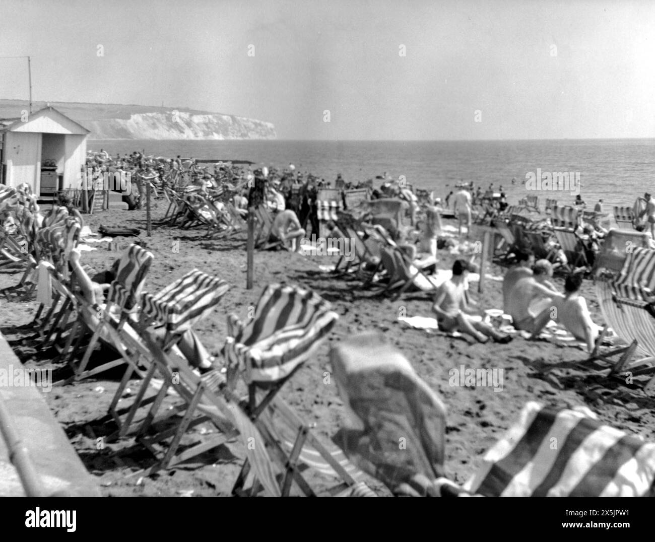 Sandown, Isle of Wight, August 1983 Stock Photo