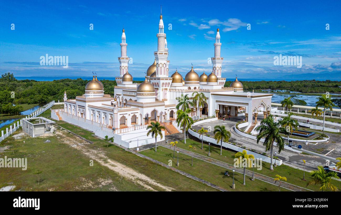 Aerial of Sultan Hassanal Bolkiah Masjid, Cotabato City, Bangsamoro ...