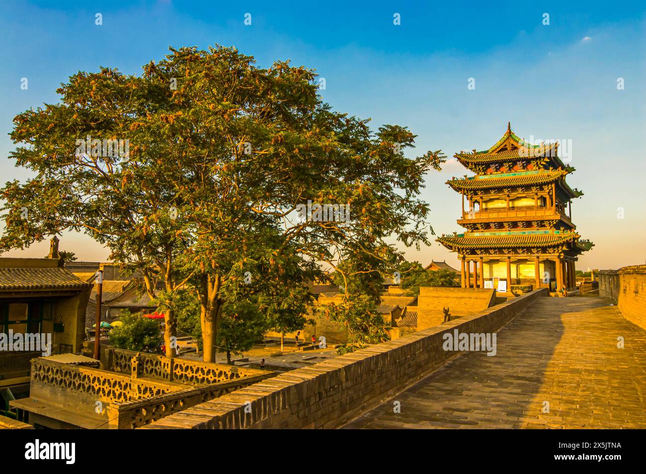 The historic old town of Pingyao Ping Yao, UNESCO World Heritage Site, Shanxi, China, Asia Copyright: MichaelxRunkel 1184-10997 Stock Photo
