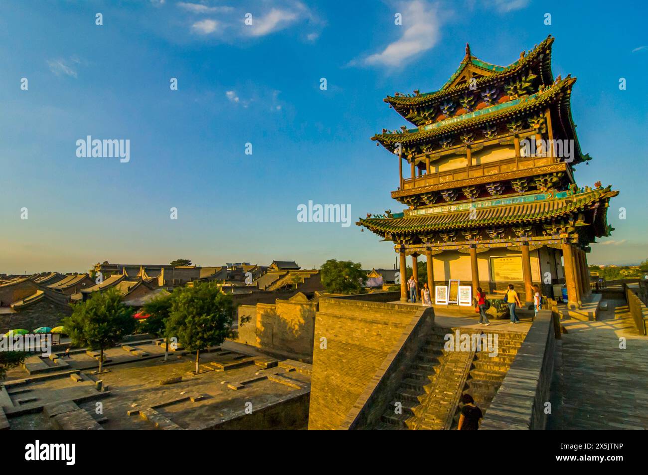 The historic old town of Pingyao Ping Yao, UNESCO World Heritage Site, Shanxi, China, Asia Copyright: MichaelxRunkel 1184-10996 Stock Photo