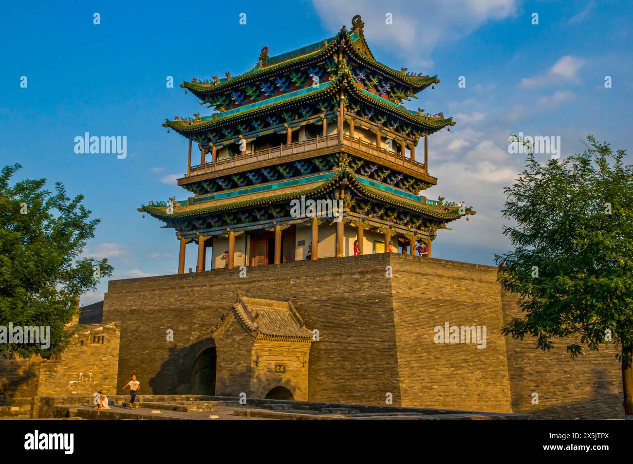 The historic old town of Pingyao Ping Yao, UNESCO World Heritage Site, Shanxi, China, Asia Copyright: MichaelxRunkel 1184-11014 Stock Photo