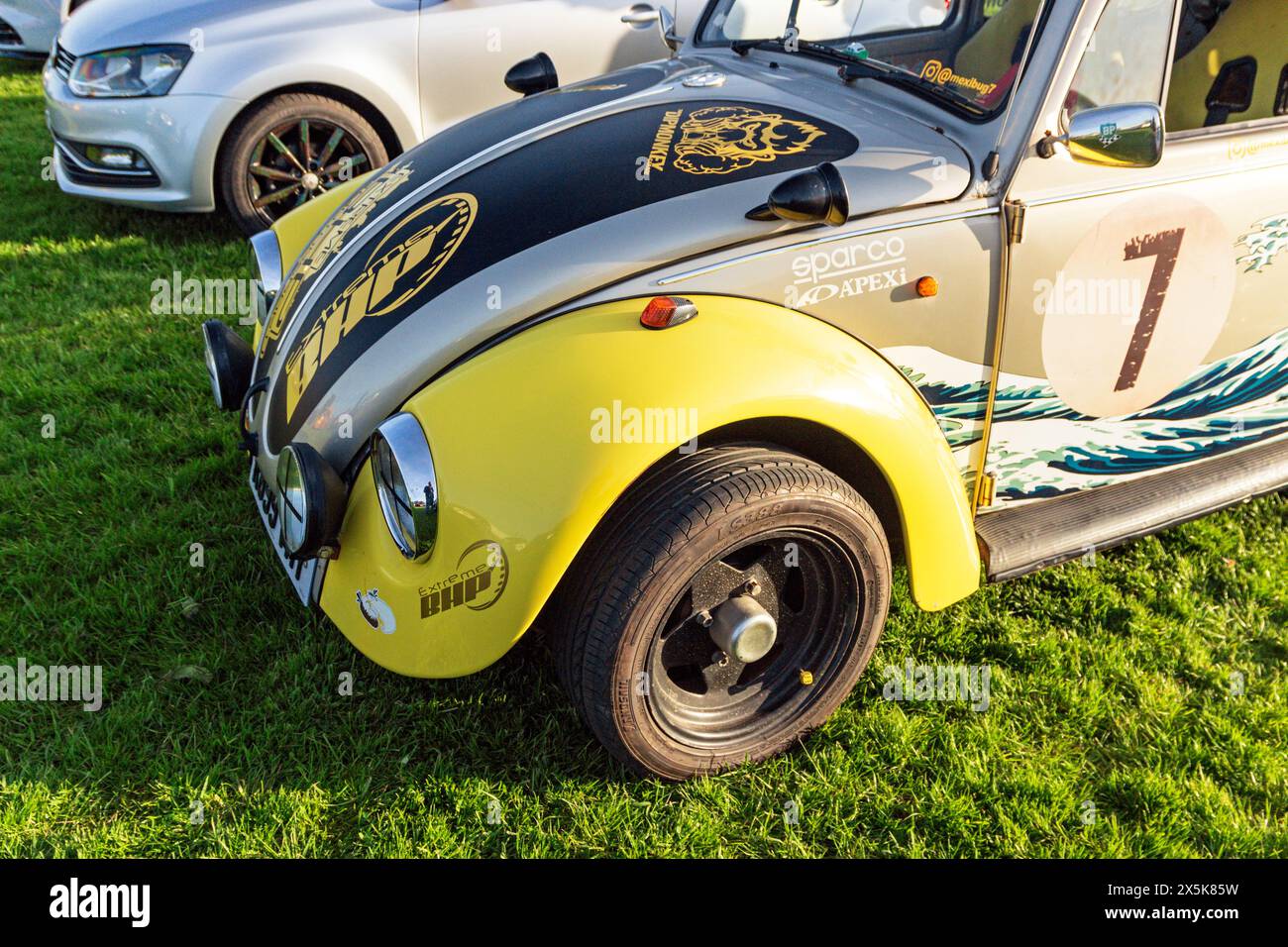 Volkswagen Beetle, Wheels Up North, Longridge Stock Photo Alamy
