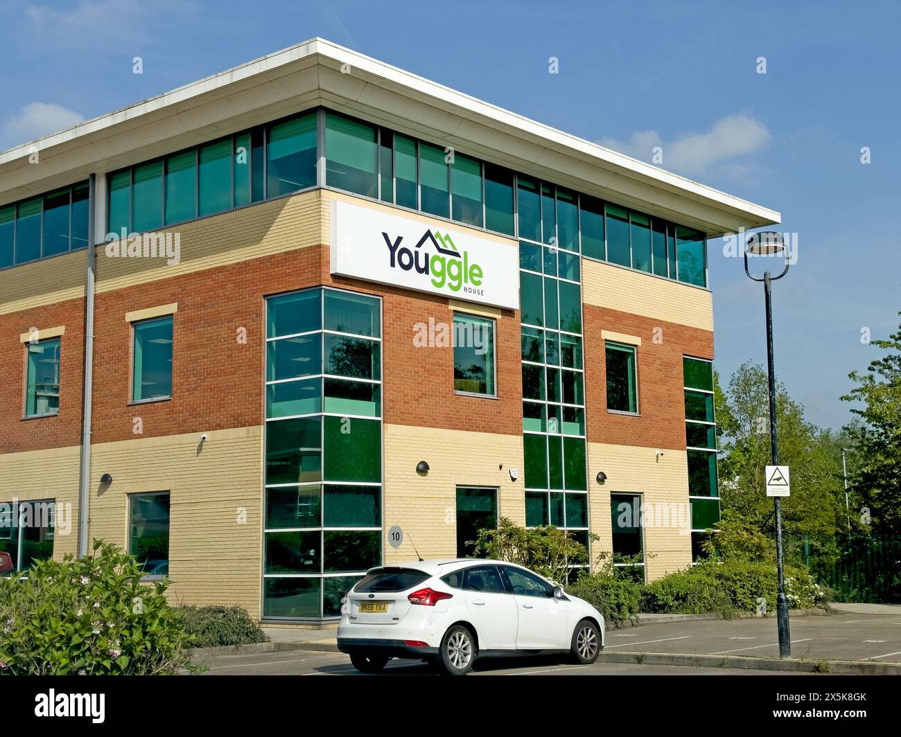 YHG - Your Housing Group - Youggle House, Birchwood, Warrington,Cheshire,England, WA3 7QH Stock Photo