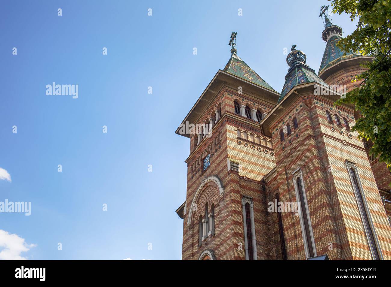 The Romanian Orthodox metropolitan cathedral in Timisoara. High quality photo Stock Photo