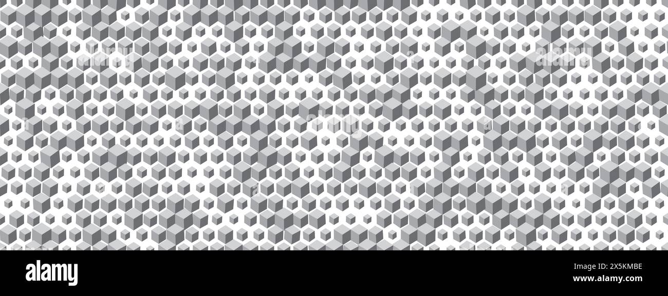 Abstract isometric 3d hexagon pattern hi-res stock photography and ...