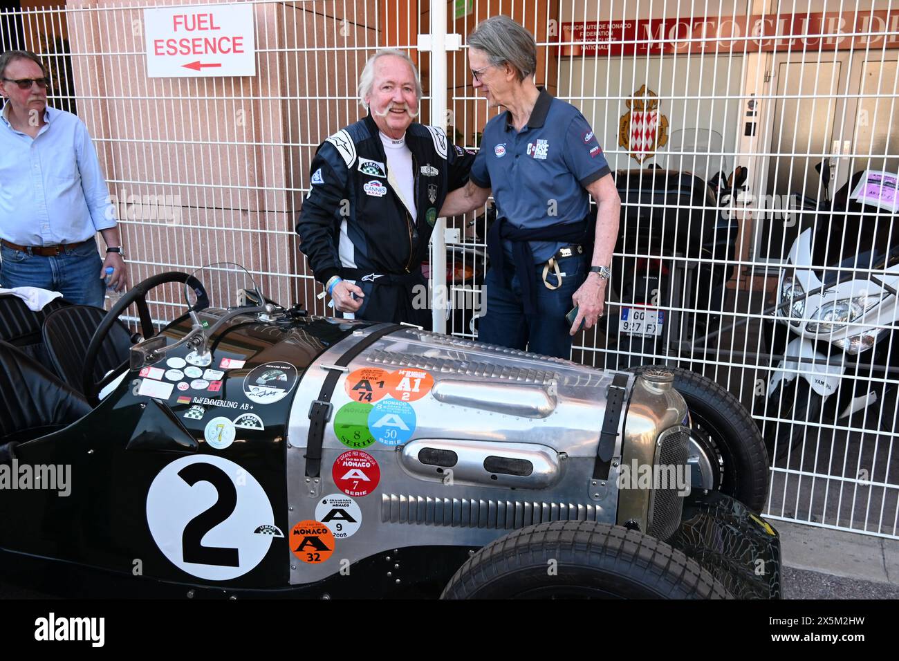 MONACO, MONACO – MAY 10 : Raf Emmerling during the 14th edition of the Historic Monaco Grand Prix on May 10, 2024 in Monaco, Monaco. First day of free practice ( Credit- Media Pictures/Alamy Stock Live News ) Stock Photo