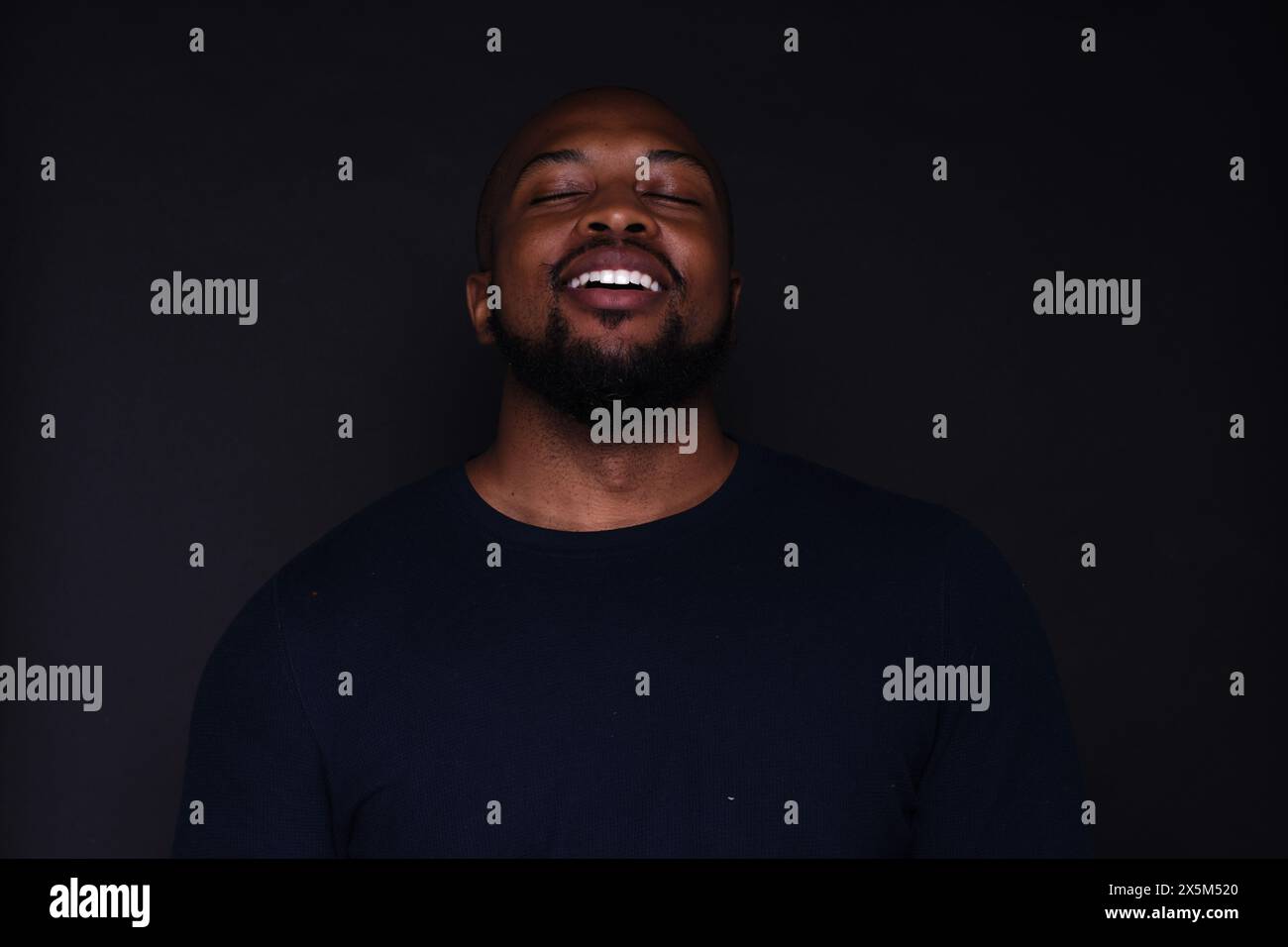 Shot young black man hi-res stock photography and images - Alamy