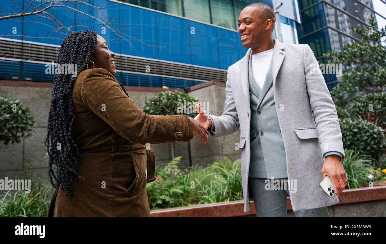 Woman man in street hi-res stock photography and images - Alamy
