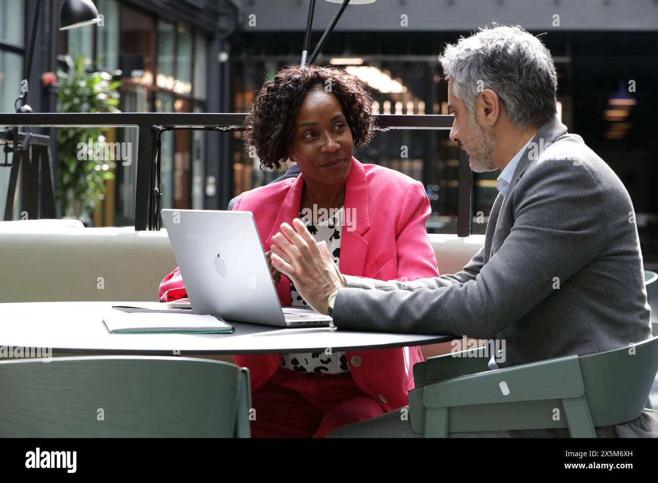 Business people working in office Stock Photo
