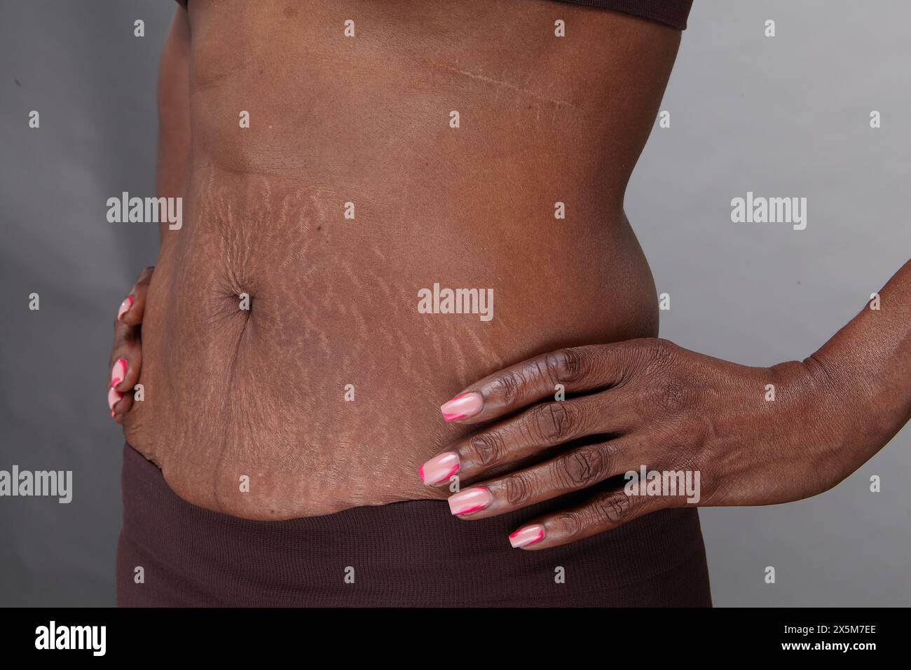 belly-of-mature-woman-stock-photo-alamy