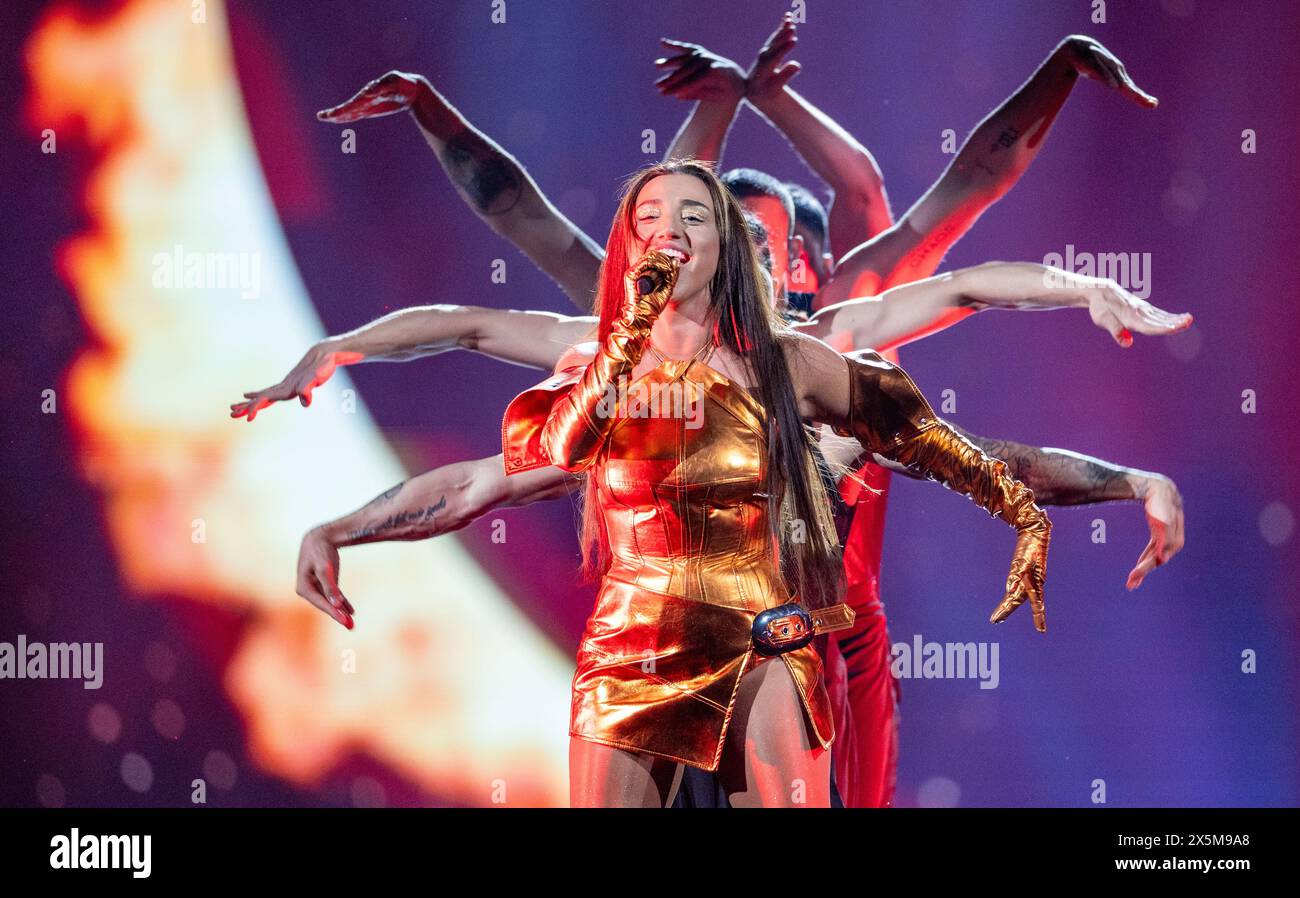 10 May 2024, Sweden, Malmö Nutsa Buzaladze from with the song