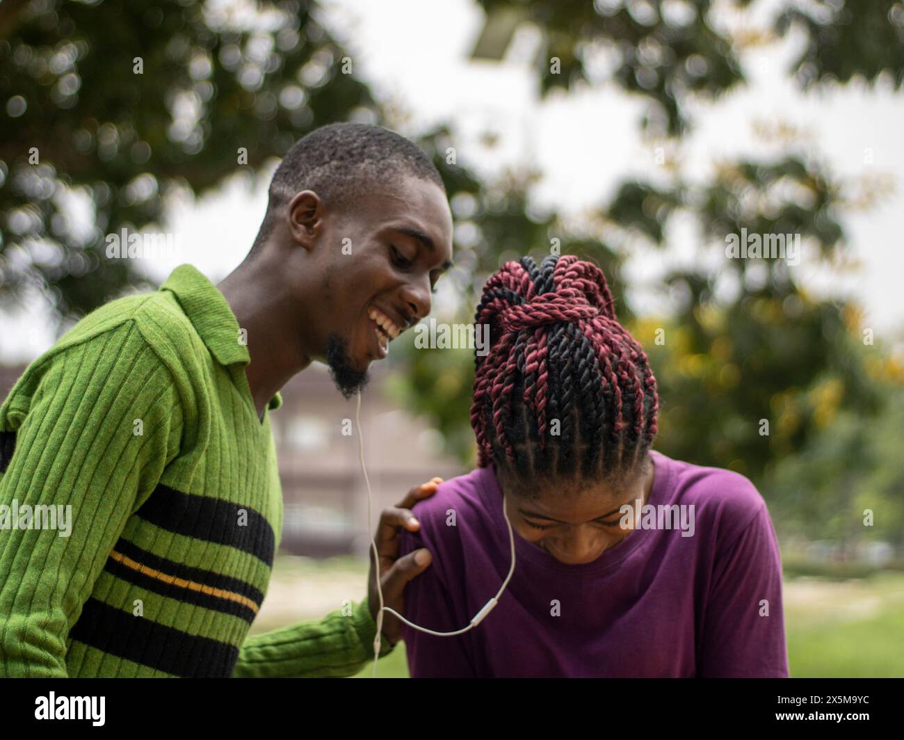 Nigeria people laughing hi-res stock photography and images - Alamy