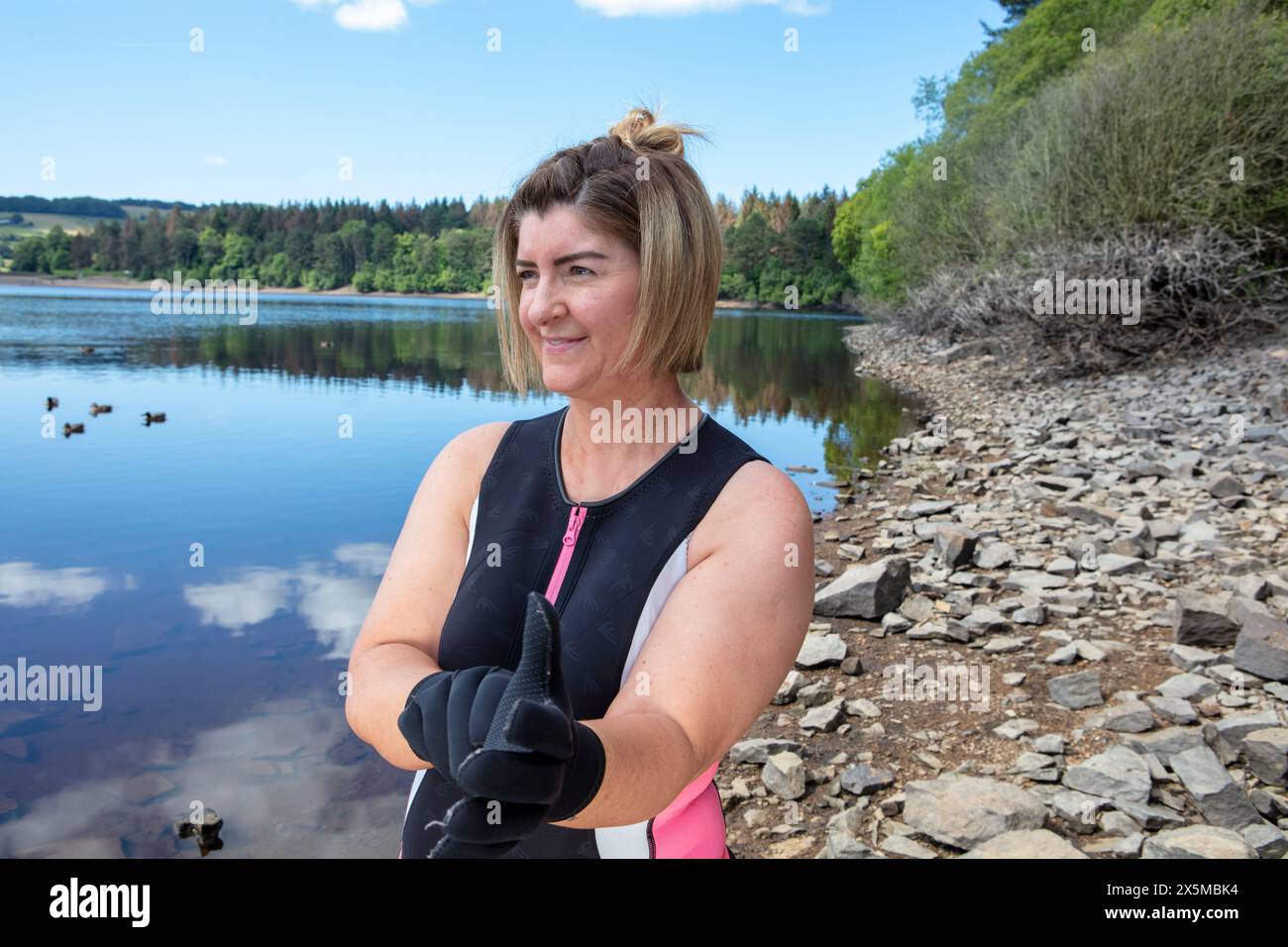 One piece swimsuit mature hi-res stock photography and images - Alamy