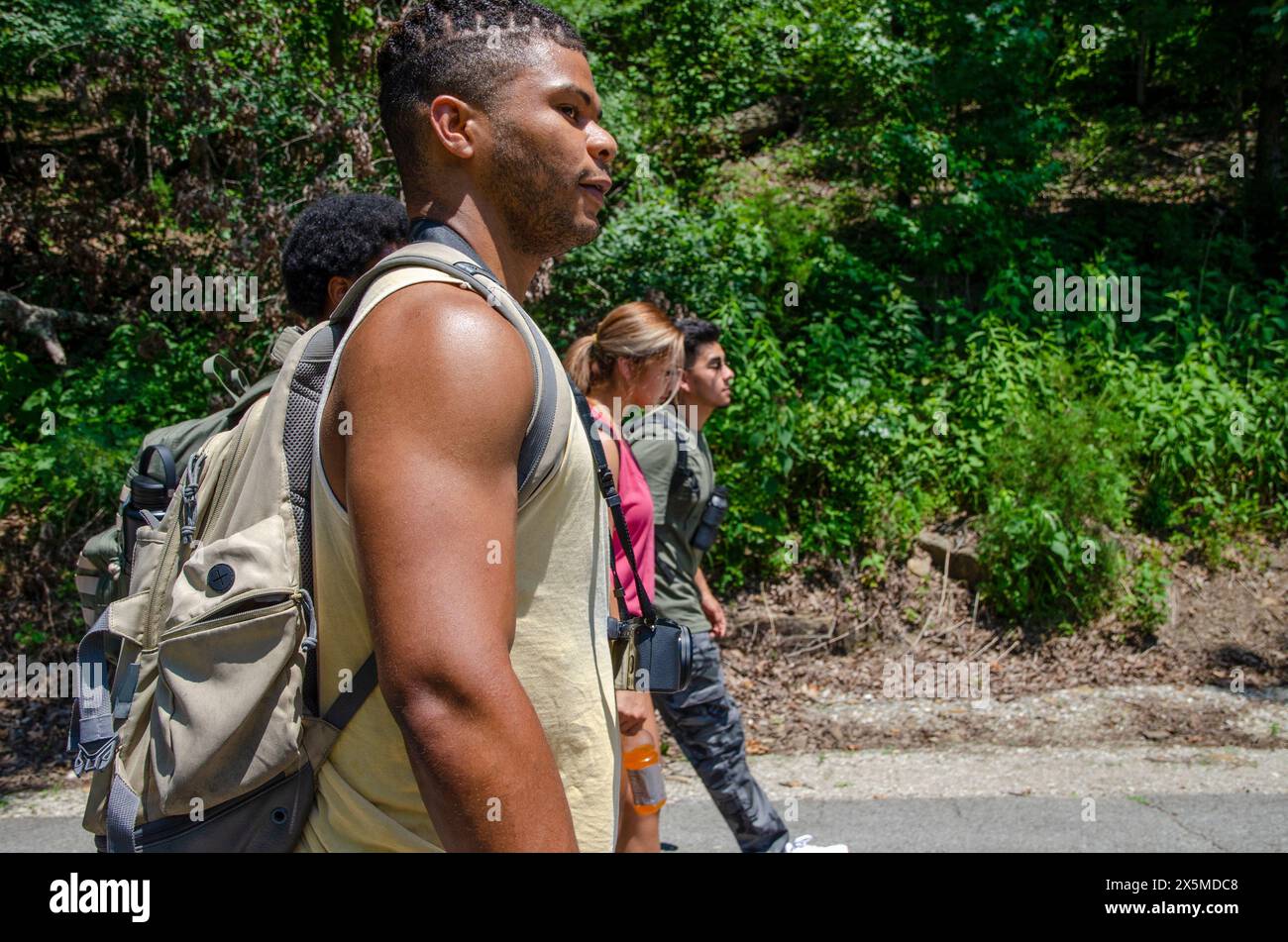 Hispanic group hiking hi-res stock photography and images - Alamy