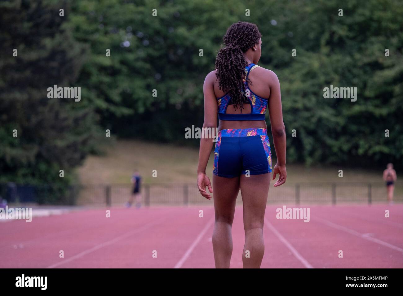 Athlete runner female track hi-res stock photography and images - Alamy
