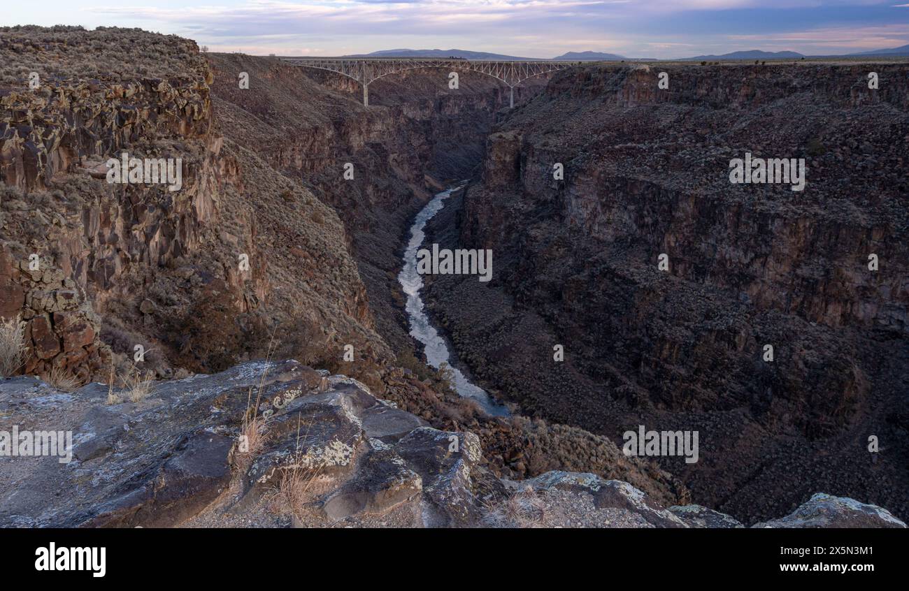 Rio Grande in the Rio Grande Norte BLM Recreation lands, Taos