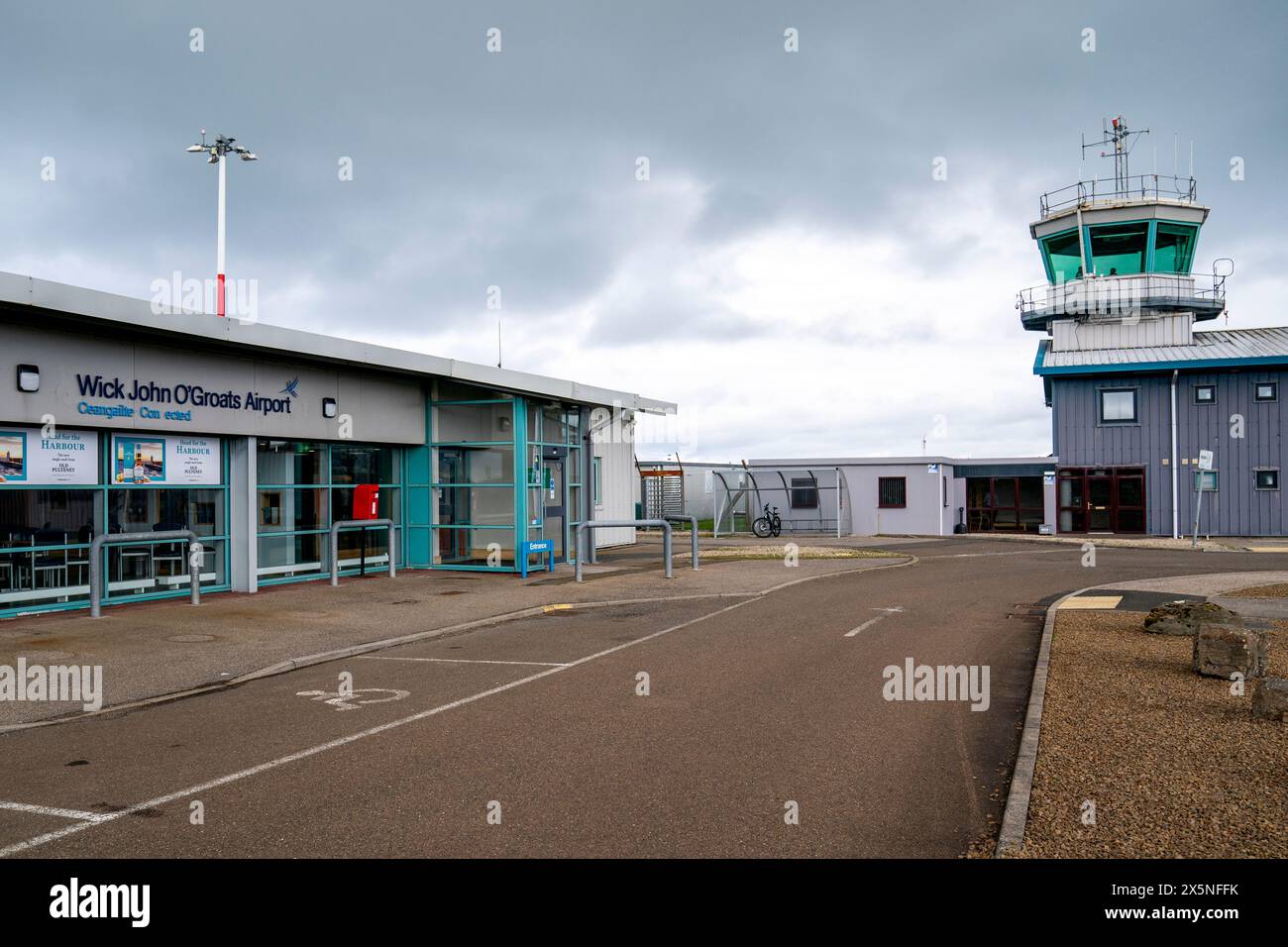 Wick John O’Groats Airport in Wick, Caithness Picture date: Thursday May 9, 2024. Stock Photo