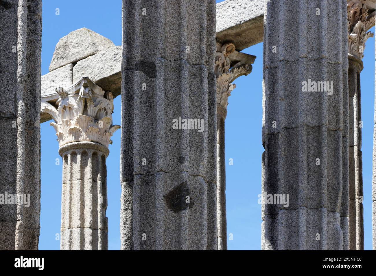 The Roman temple in Evora (Templo